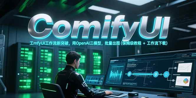 (6.24)ComfyUI工作流新突破,用OpenAI三模型,批量出图(保姆级教程+工作流下载)