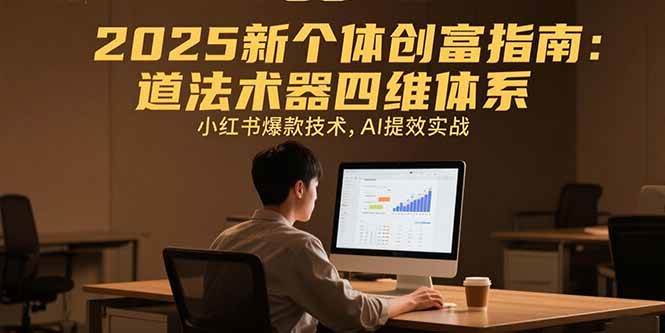 (7.26)2025新个体创富指南：道法术器四维体系，小红书爆款技术，AI提效实战