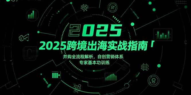 (7.29)2025跨境出海实战指南，并购全流程解析，自创营销体系，专家基本功训练